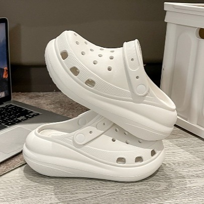 Dongdong zapatos de mujer de verano nuevos zapatos casuales EVA de suela gruesa para usar sandalias de alta altura zapatos de playa zapatillas antideslizantes de suela suave