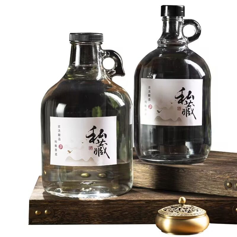 Botella de vino portátil de California botella de vino auto-elaborada botella de vino tinto botella de 1 kg a 8 kg botella de vino de gran capacidad