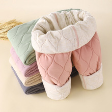 儿童保暖裤秋冬新款校服神器男童夹棉加厚棉裤女童打底裤学生童裤