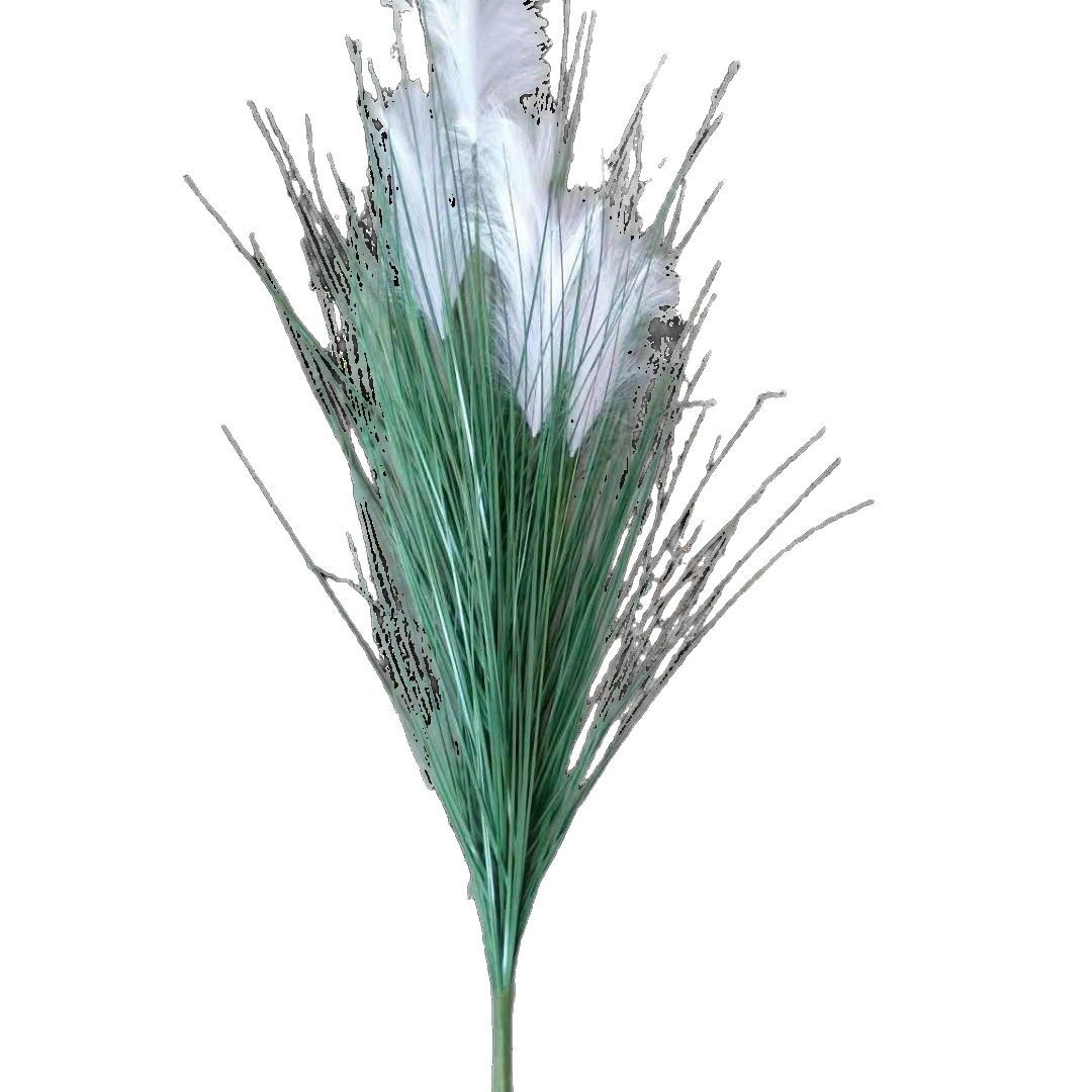 Simulación de caña hierba cola de perro hierba flores falsas plantas en el hogar sala de estar club ventanas del centro comercial decoración de plantación verde