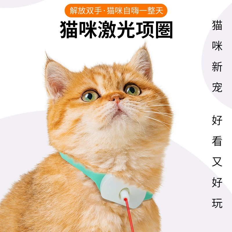 Кошачий лазерный ошейник Кошка Привет, чтобы избавиться от скуки. Кошка.