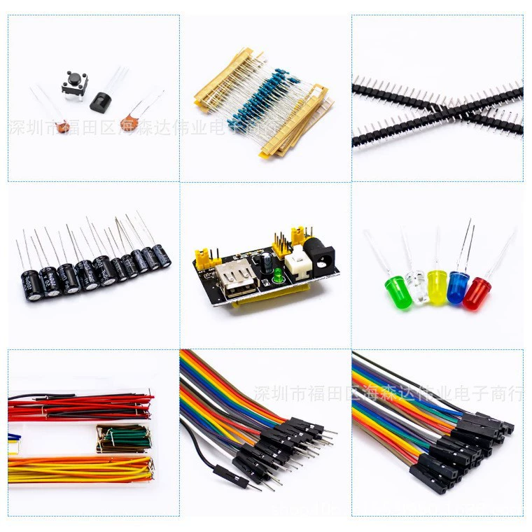 2024 new 400-hole-830 hole DIY upgrade electronic kit band power module is suitable for UNO R3