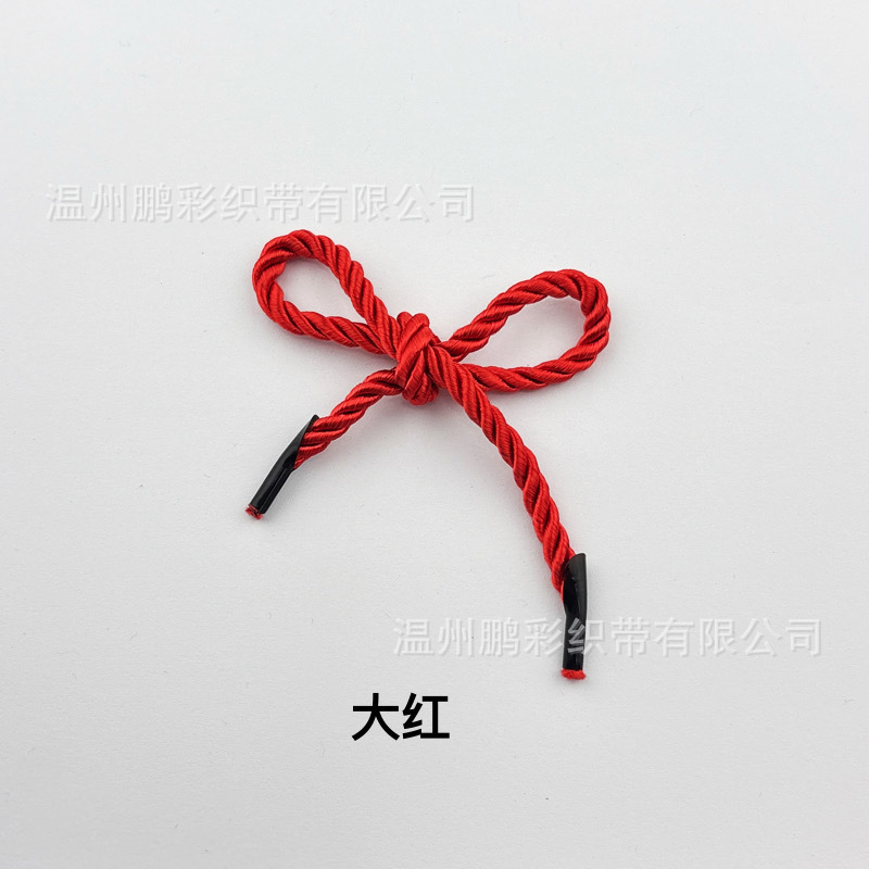 Cuerda de 3 Cabos para Bolsa de 4 mm de Poliéster y TPU para Bolsas de Regalo y Papel