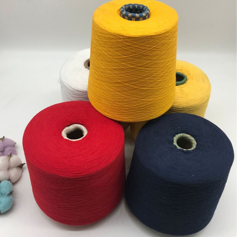 Ready Supply, High-Quality Cotton Yarn 32/2 Colored Cotton Yarn, 100% Cotton Thread, Good Feel, Full Weight Ready Supply, High-Quality Cotton Yarn 32/2 Colored Cotton Yarn, 100% Cotton Thread, Good Feel, Full Weight
