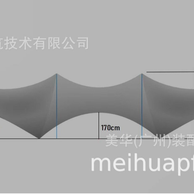 Sifeng pantalla Big Sky 400 metros cuadrados Pantalla de cielo grande sombrilla recepción camping lugar escénico Pantalla de cielo al aire libre polígono Pantalla de cielo