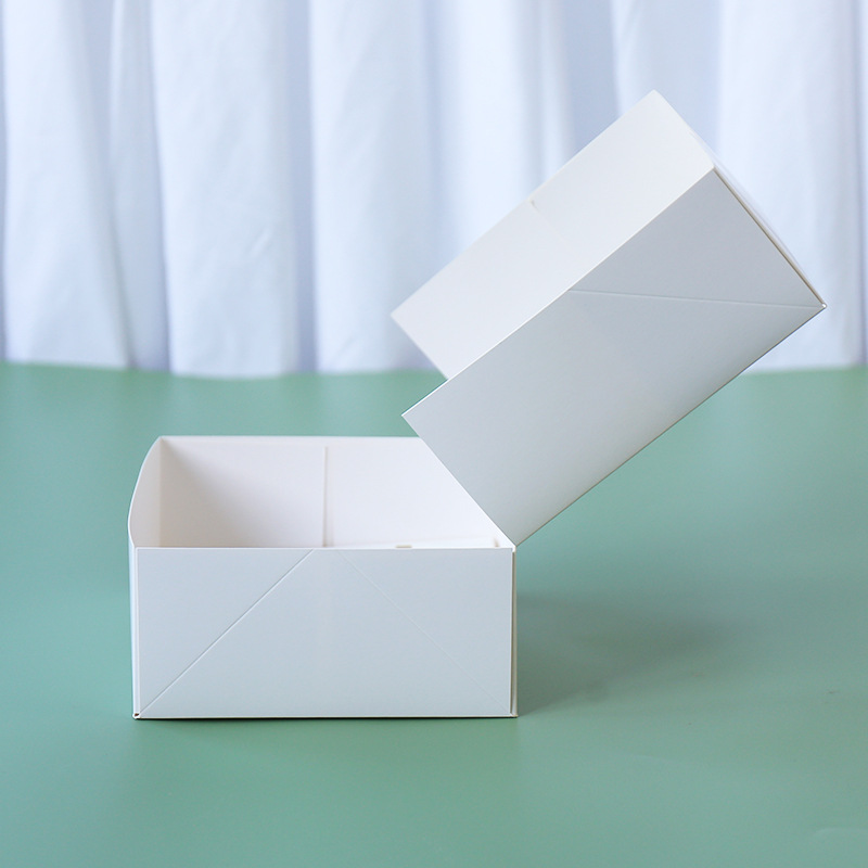 免折款紙杯蛋糕盒白卡牛皮4/6/12粒馬芬杯子蛋糕盒跨境批發