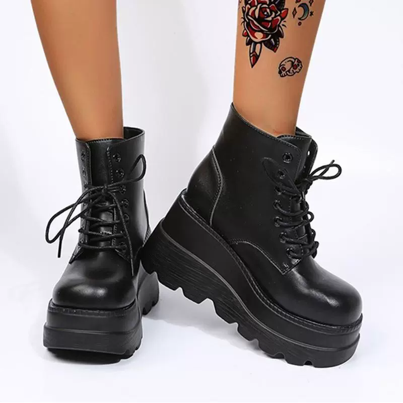Martens, high thin boots platform, European style, plus size, wish