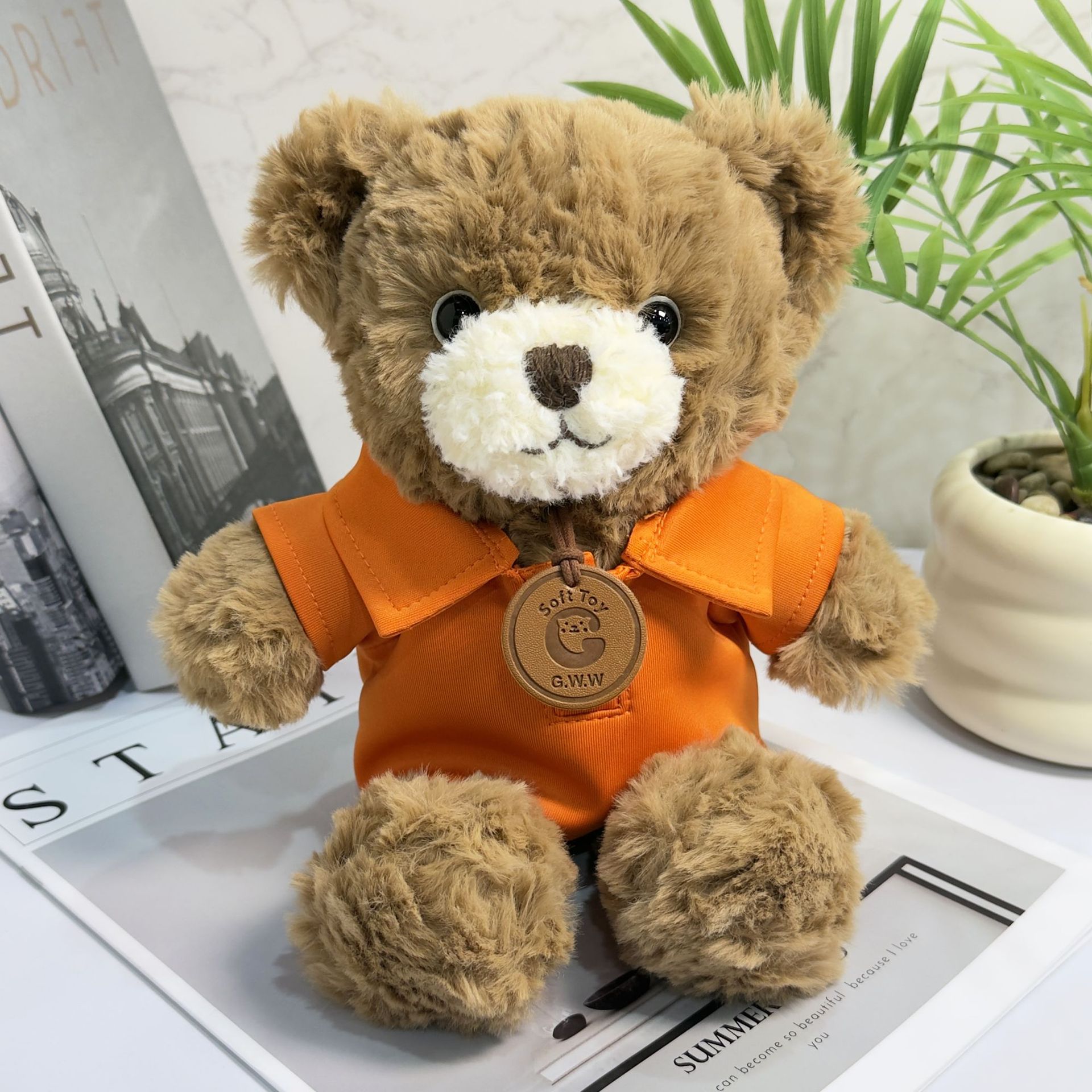 Vestido Teddy Bear suéter Teddy Bear camiseta actividad regalo juguete de peluche impresión LOGO