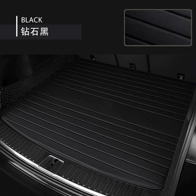 New Model Suitable for Porsche Cayenne/Macan/Panamera/Taycan/718 Car Leather Trunk Mat (Trunk Mat) - porsche-45-leather-main-cushion-trunk-mat-diamond-black-please-note-the-model-and-year-when-placing-an-order