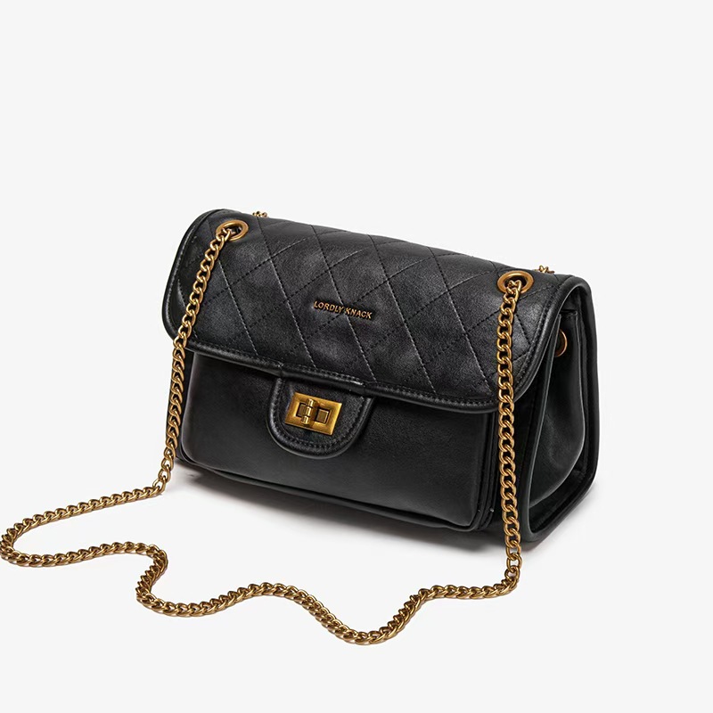 I.T ifashi on小香風菱格チェーンバッグ女2024秋冬新作ファッション百肩斜めショルダーバッグ