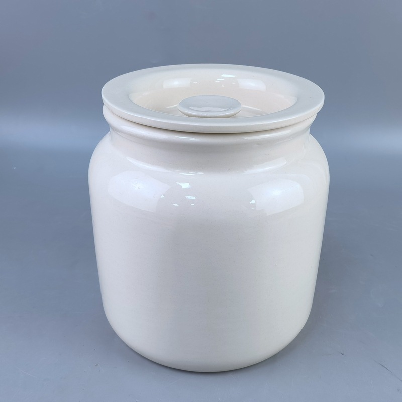 lata de manteca de cerdo doméstica cubierta de correa de cerámica resistente a altas temperaturas cocina de manteca de cerdo especial para manteca de manteca de cerdo