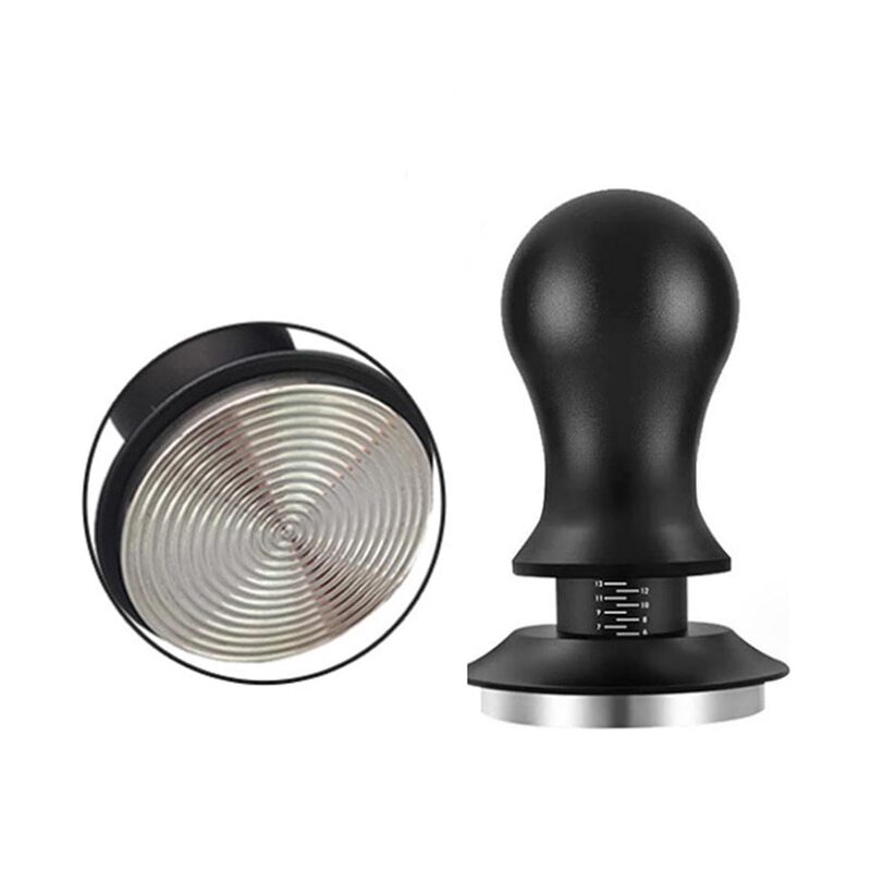 Espresso Coffee Tamper with Spring and Scale, Constant Pressure Barista Tamping Tool 51/5, Minimalist Design Espresso Coffee Tamper with Spring and Scale, Constant Pressure Barista Tamping Tool 51/5, Minimalist Design