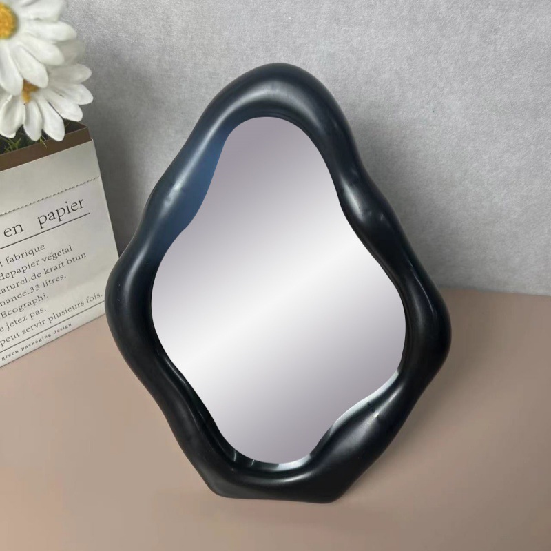 Nuevo espejo de maquillaje, lujo ligero, espejo de belleza para el hogar simple, espejo de tocador de escritorio para colgar en la pared, espejo de nicho de alto valor