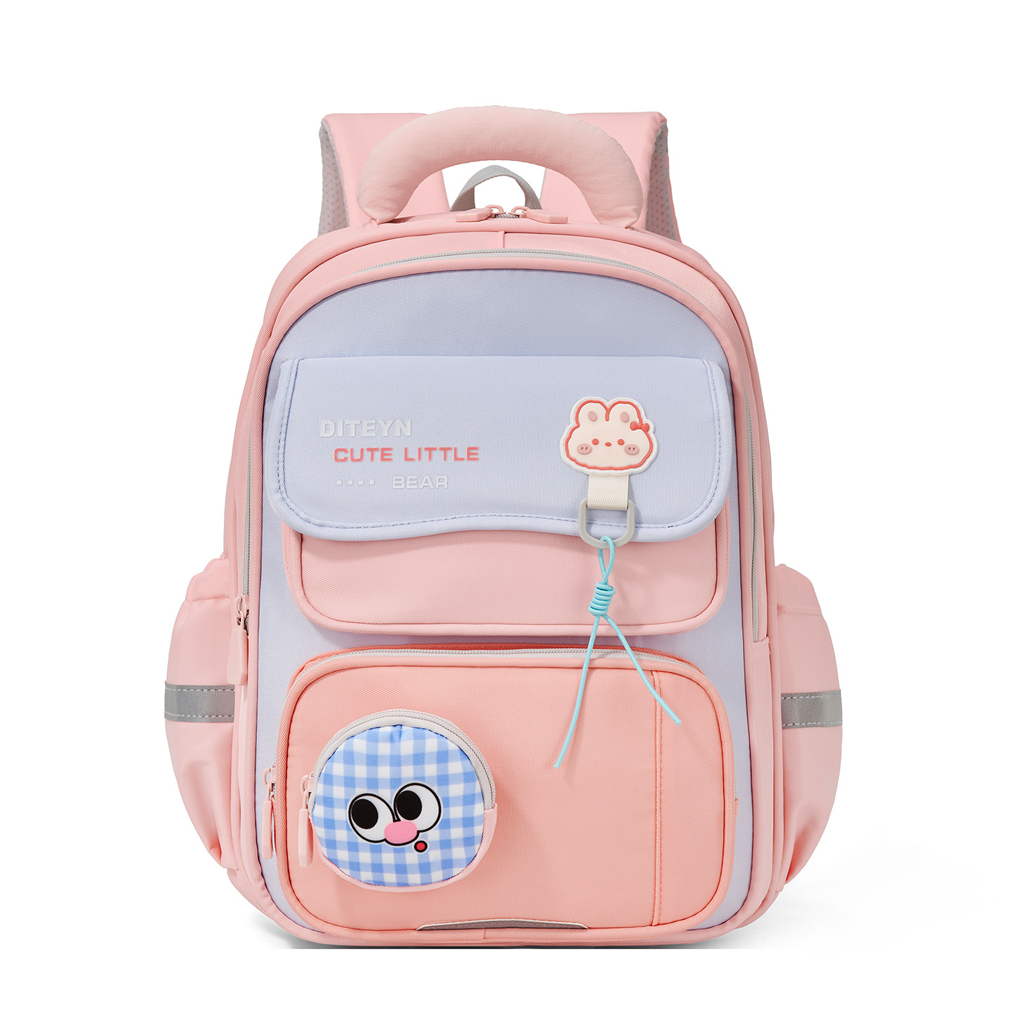 Mochila escolar, mochila transpirable para niños, grados 1 - 3 - 6 para reducir la carga, gran capacidad, ultraligera.