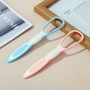 Tongue Scraper, Tongue Cleaner, Double-Sided Brush, Anti-Bad Breath Care, Oral Hygiene, Suitable for Adults and Kidsren