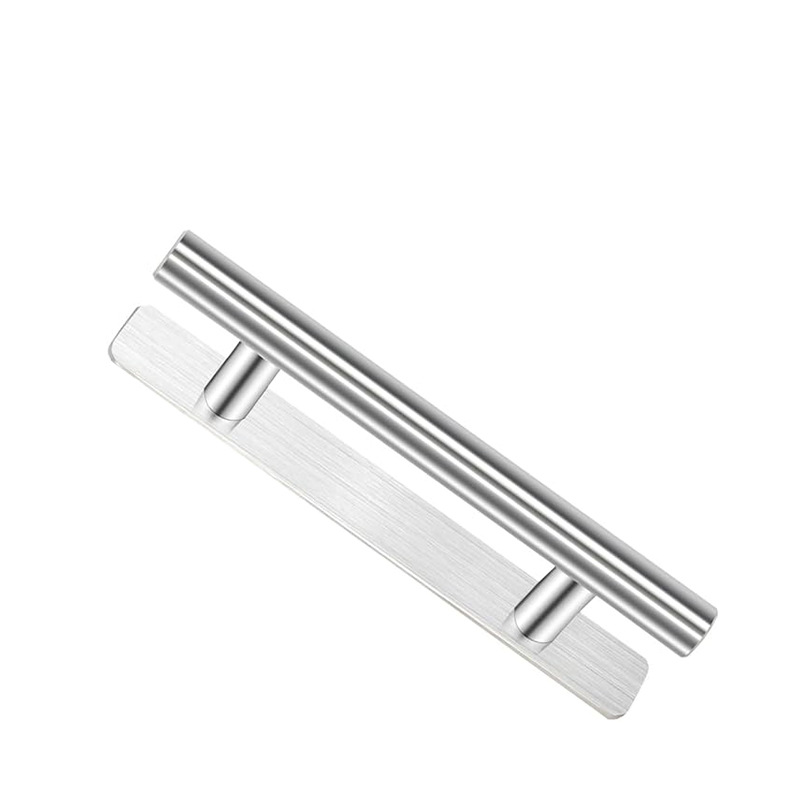 Manija sin clavos de acero inoxidable, manija autoadhesiva fuerte, puerta de gabinete, puerta de vidrio, manija de gabinete, manija de baño, transfronterizo image 4