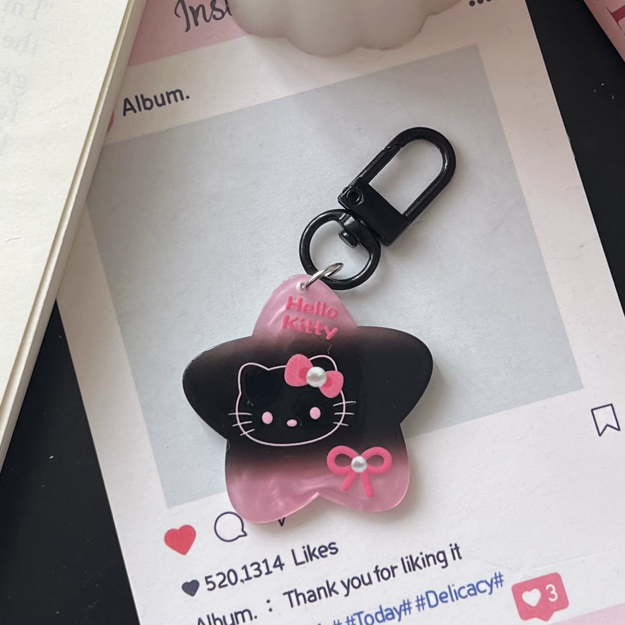 Ключница бренда Fuchsia, универсальный аксессуар для рюкзака, подвеска, 2 карата, подарок на день рождения