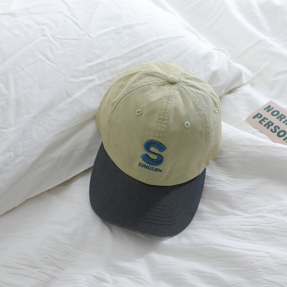 Sombreros de boca de pato para niños primavera y verano nuevo gorro transpirable delgado secado rápido gorro lindo panda bordado gorra de béisbol bebé