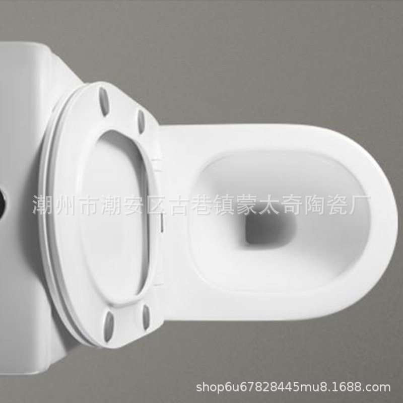 Fabricante dual de dos piezas del retrete del botón rasante del retrete de la filigrana del CE del estándar australiano