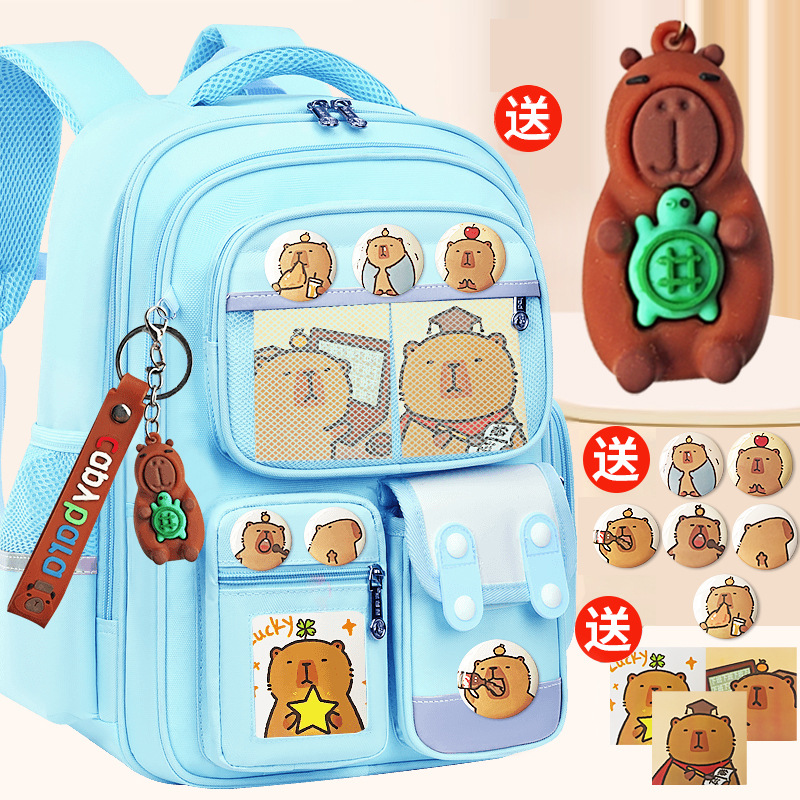 Mochila escolar para estudiantes de primaria niñas Grado 1 - 3 - 6 6 - 9 - 12 niños de 6 años de edad Mochila de hombro de luz infantil