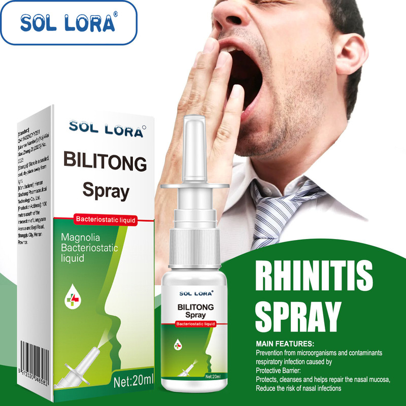 Sol Lora Nasal Care Daily Spray Comfortable Cleansing and Care for the Nose Gentle Body Care Spray