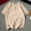 Summer short sleeve T-shirt, jacket, wholesale, cotton and linen, Chinese style, oversize