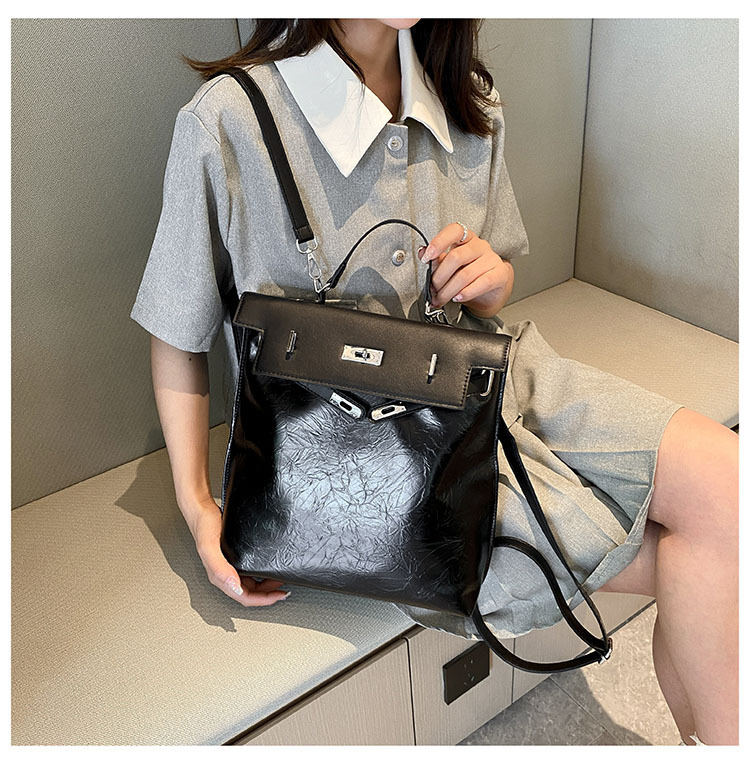 2023 Neue Doppel-Umhängetasche, Einzel-Umhängetasche, Umhängetasche, Dreifach-Nutzungstasche, Handgriff-Muster, Öl-Ledertasche, große Kapazität, beliebte Eimertasche_voghion.com