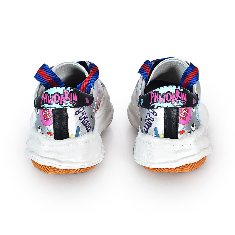 EYETHEME zapatos casuales de cuero las mujeres Super graffiti personalizado A134