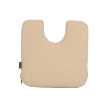 纯色U型可水洗坐垫粉丝空气纤维坐垫夏季久坐汽车POE高分子填充