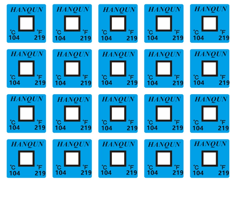 HWDJ-104 меняющая цвет бумага для измерения температуры Hanqun необратимый патч для измерения температуры лист для измерения температуры меняющая цвет температурная наклейка полоса для измерения температуры