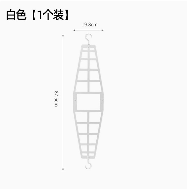 2025新型家庭用枕干し棚ベランダ防風干しハンガー屋外抱き枕干しネットポケット棚|undefined