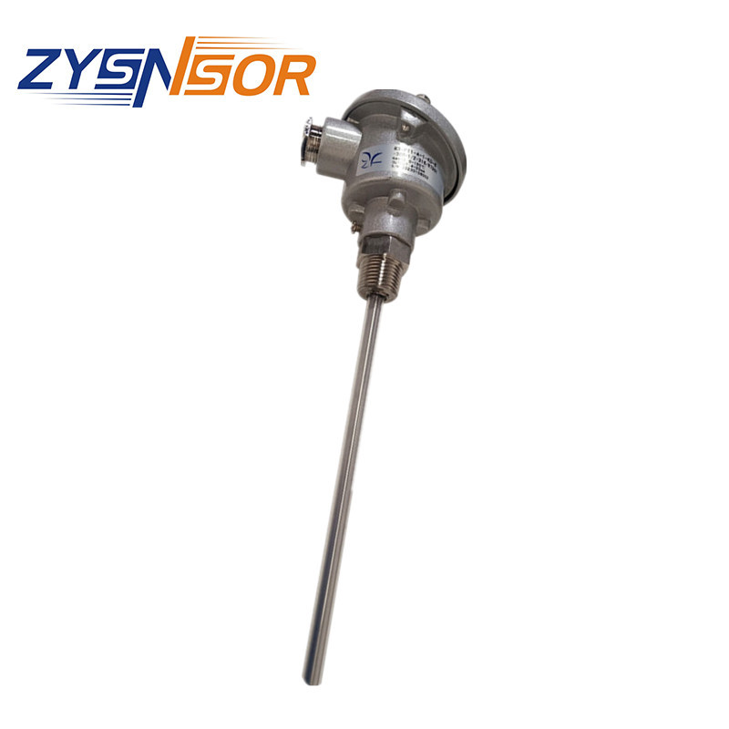 ZYSNSOR温度传感器R3系列 管长 管径 材质 螺纹接线盒4-20MA可选