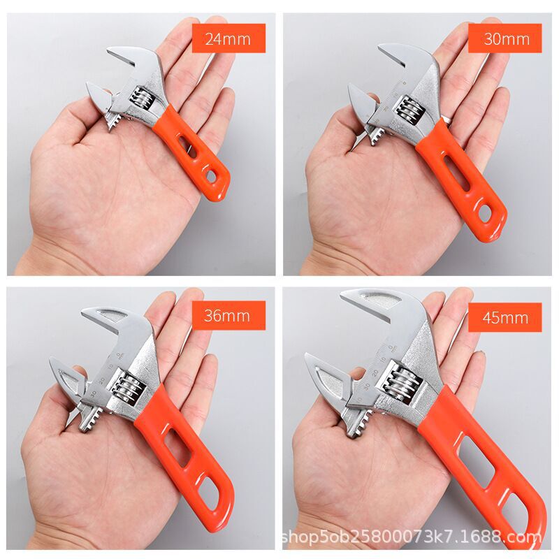 Bathroom Wrench Large Open End Adjustable Wrench Bathroom Small Mini Short Handle Wrench Household Live Wrench Universal Wrench