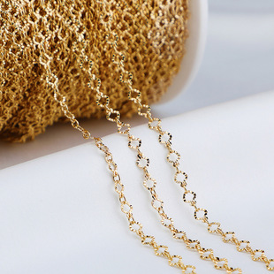 14K�����л�����ɢ� ��ɫ����朗l�Ʒ��� diy�ֹ����Lβ朲���