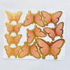 Birthday cake decorative baking plug -in, colorful hot gold butterfly wave diy net red dessert platform dress