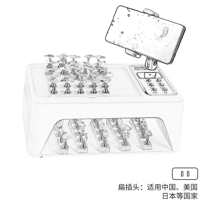 Lámpara de manicuras con almohada de mano, máquina de manicuras de alta potencia, secador rápido, tienda de manicuras, lámpara de manicuras, secador de gel de manicuras