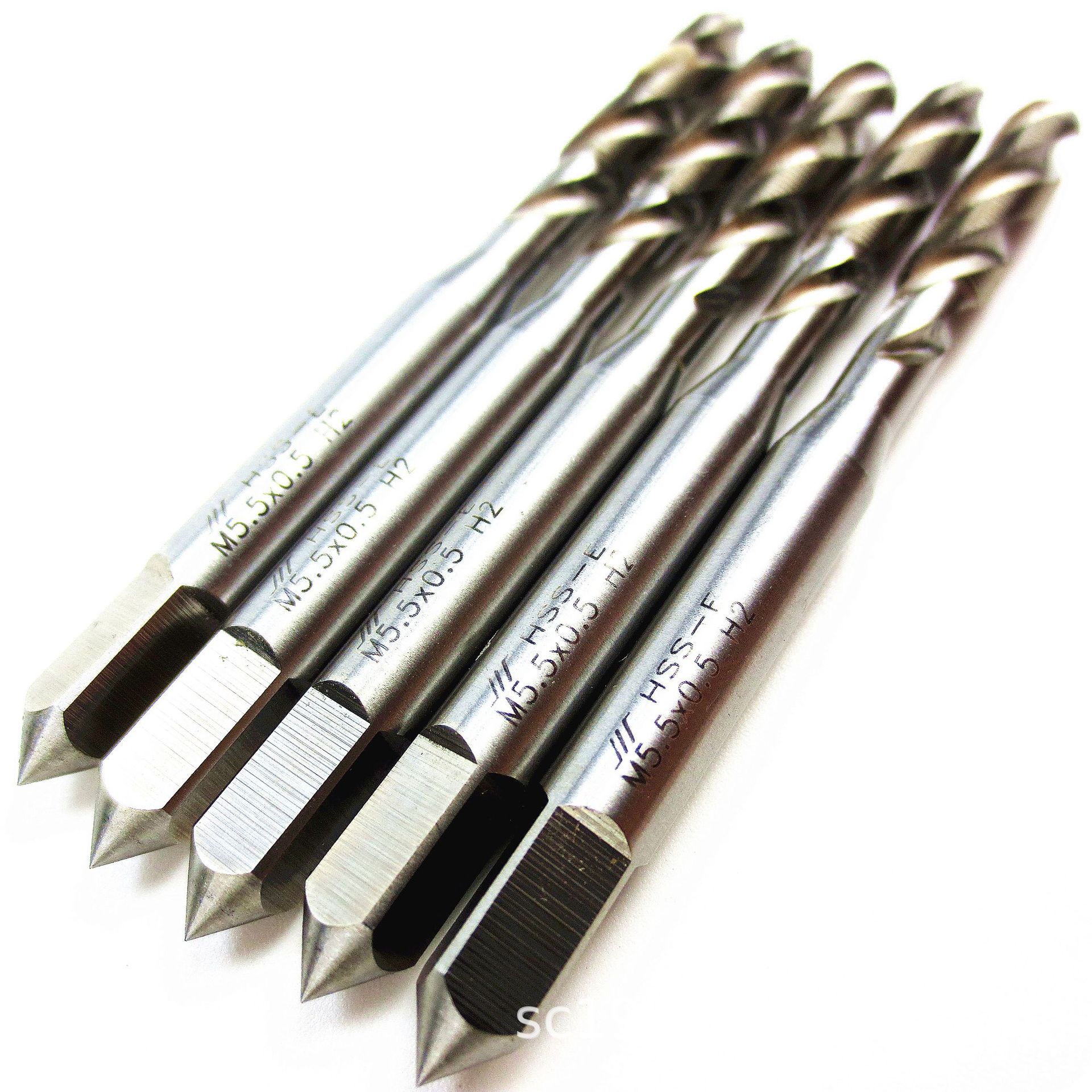 成量磨制螺旋槽丝锥 HSS-E 成量丝锥：M5.5×0.5-H2