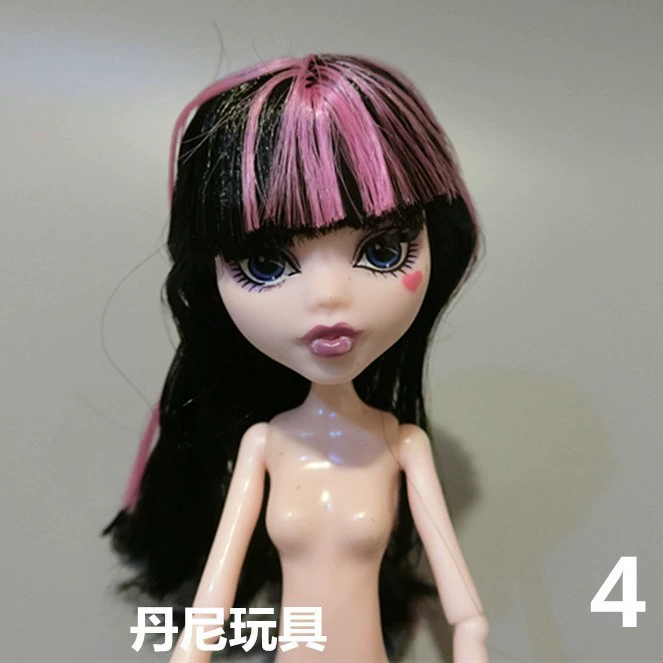 Monster High doll head, multi‑style replacement, approx. 5 cm, assorted hair/face paint