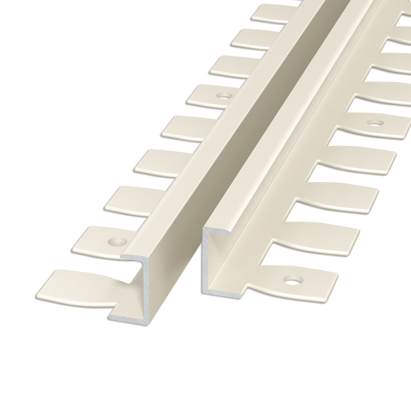 Perfil de Remate Tipo C de Aluminio Flexible para Pisos