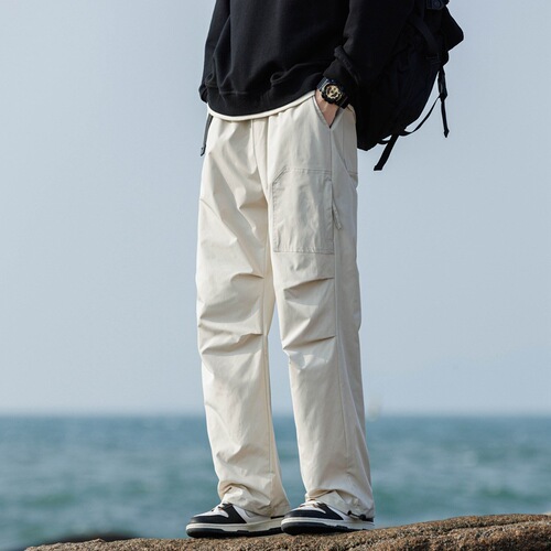 Outdoor Sports Windproof Waterproof Loose Men's Spring and Autumn Season Thin Fashion Casual Pants
