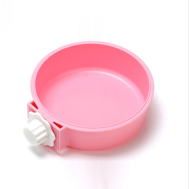 Gato colgante tazón mascota colgante tazón de comida de acero inoxidable gato jaula gato tazón de comida tazón de perro tazón para beber vajilla para mascotas