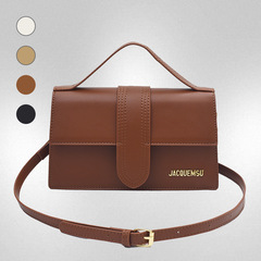 Cross-border high-end single shoulder small square bag simple magnetic buckle handbag niche high-grade sense letter versatile cross-body bag women's bag 