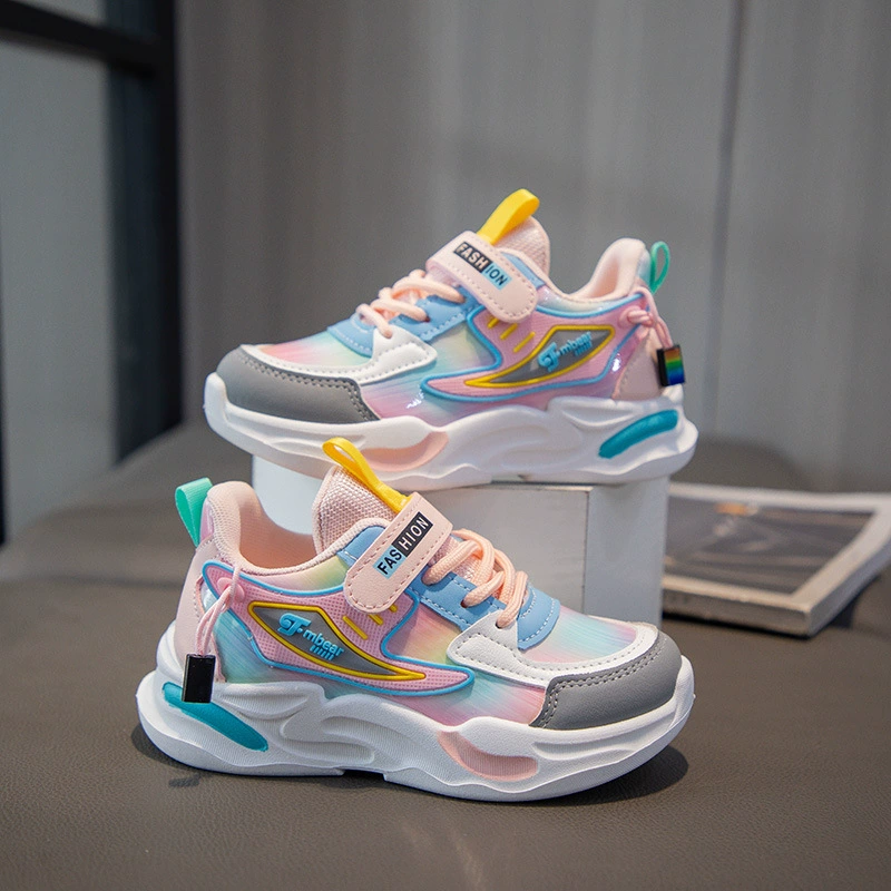 Спортивные кроссовки для девочек 2024 Осень Новый папа