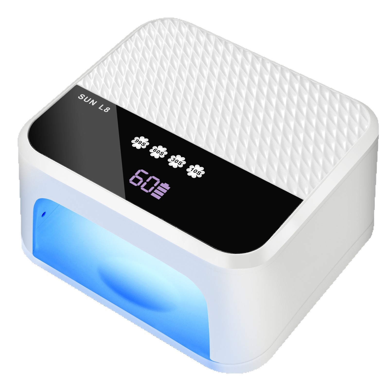 Lámpara de manicura transfronteriza 268W alta potencia luz de terapia de luz de gel de manicura rápida secado luz de horneado UV / LED doble fuente de luz