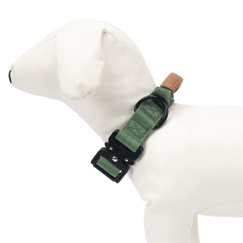 Домашняя собака ошейник Нейлон уличная военная собака ошейник домашнее животное ошейник регулируемый ошейник