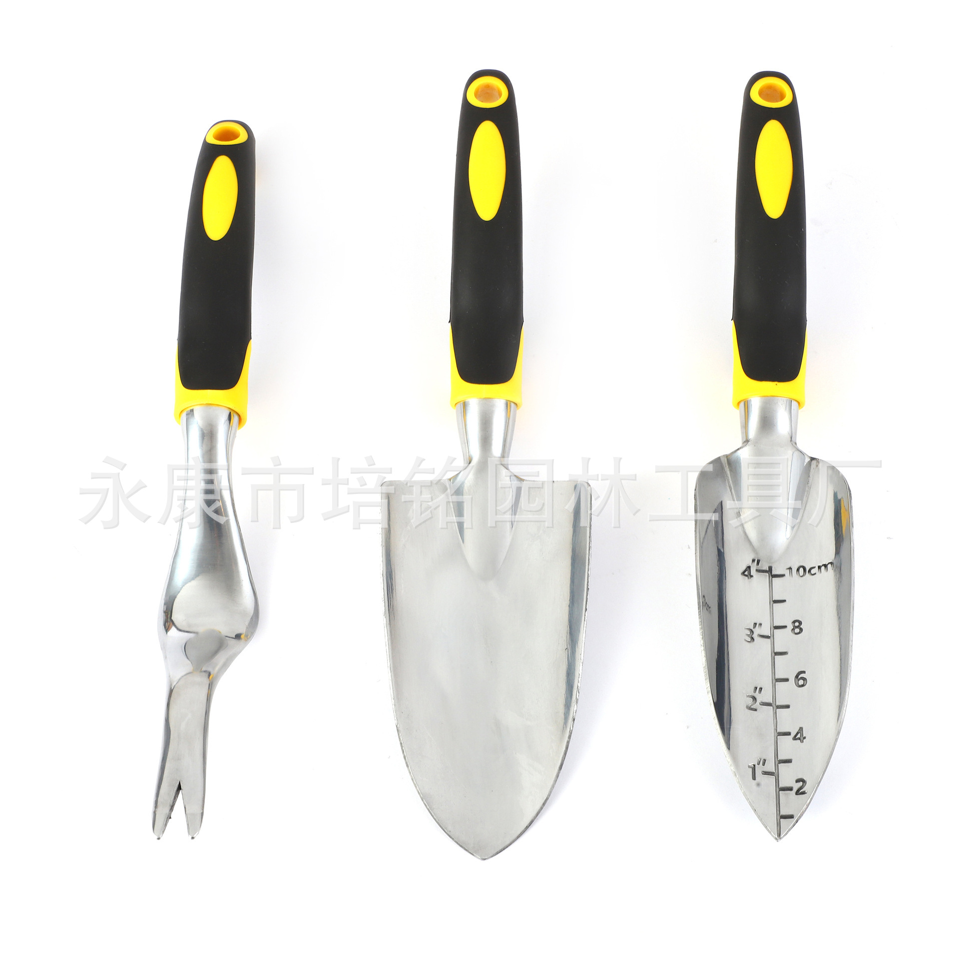 Fábrica directa transfronteriza Amazon aleación de aluminio 4 piezas guantes herramientas de jardín conjunto de herramientas de jardinería