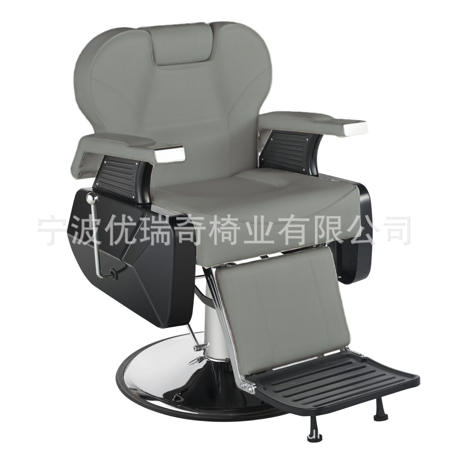 Silla de barbería transfronteriza silla de barbería cómoda silla de corte de pelo de acero inoxidable comercio exterior al por mayor muebles de peluquería image 10