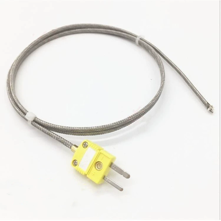 Высокотемпературная термопара K-образная линия измерения температуры термостойкость 1000 градусов датчик температуры печи K-образный датчик температуры