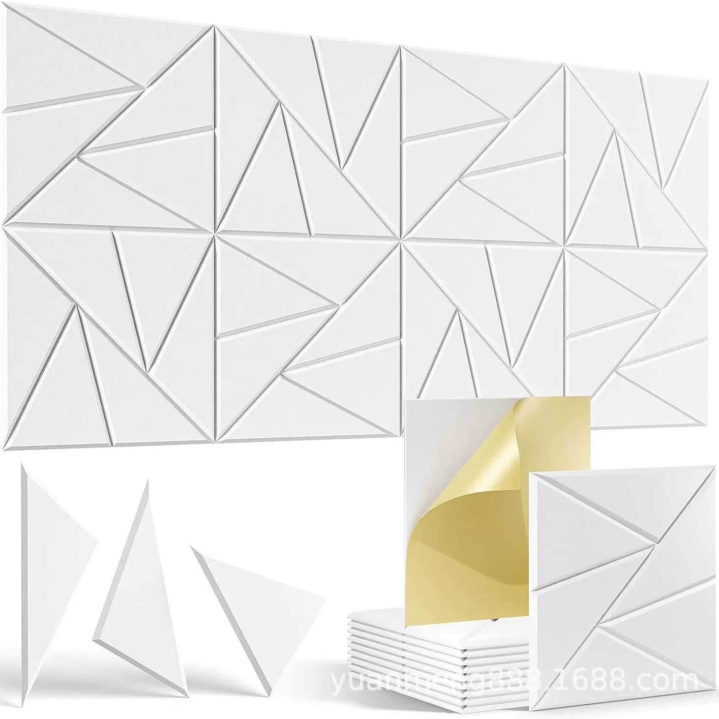 跨境供货聚酯纤维隔音板墙面装饰隔音影院KTV专用聚酯纤维吸音板