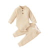 Children's demi-season bodysuit suitable for men and women, overall, trousers, set, children's clothing, long sleeve, wholesale